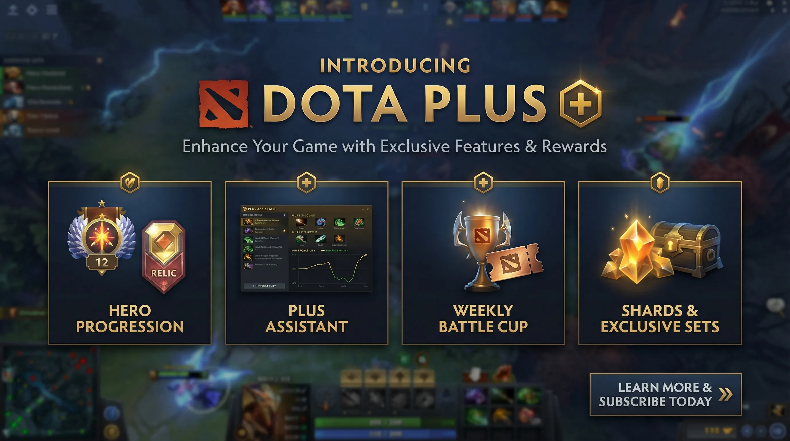 Dota Plus features 